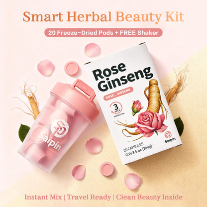 Saipin Rose American Ginseng Tea | 2× Large Boxes (40 Capsules)