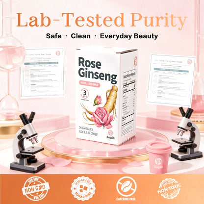 Saipin Rose American Ginseng Tea | 2× Large Boxes (40 Capsules)