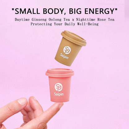 Saipin Tea Duo | Ginseng Oolong + Rose Ginseng | Small Box Set